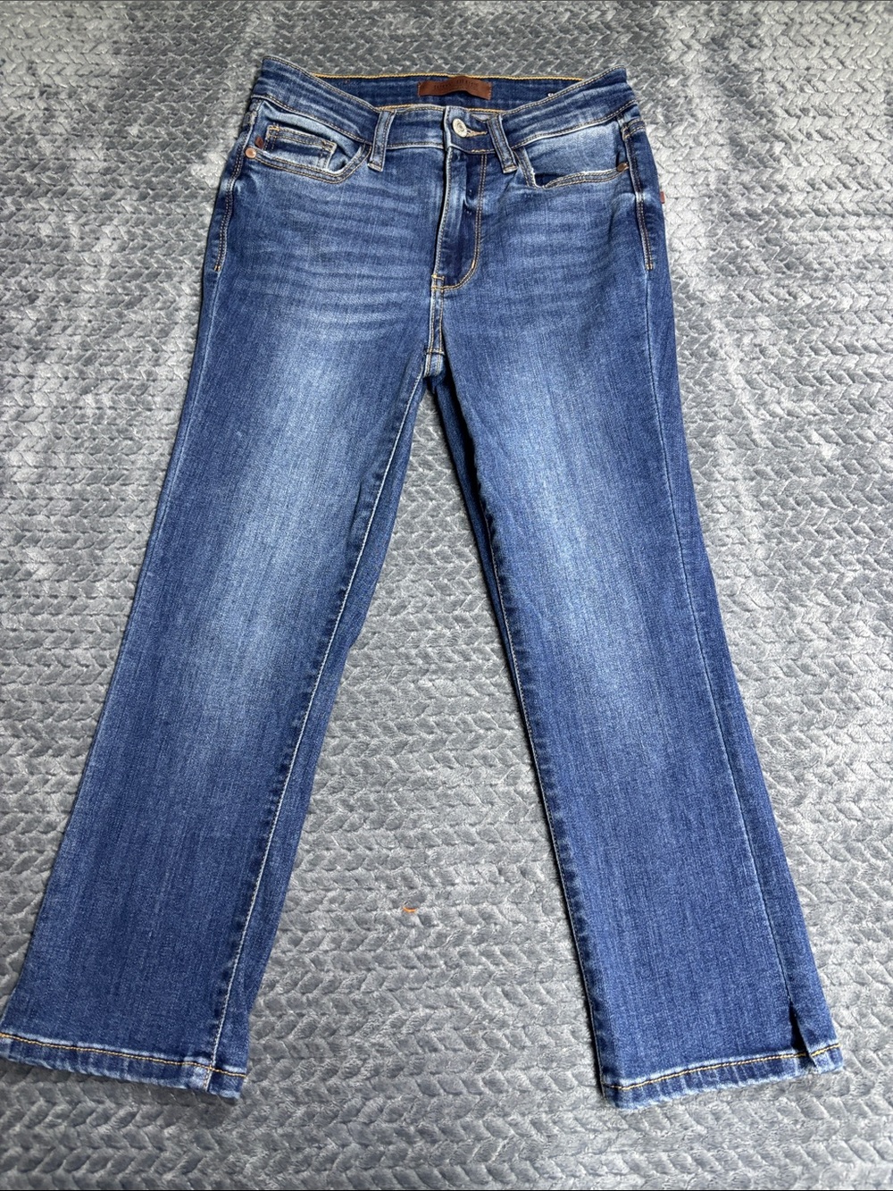 Judy Blue Mid Blue Skinny Fit Capri
